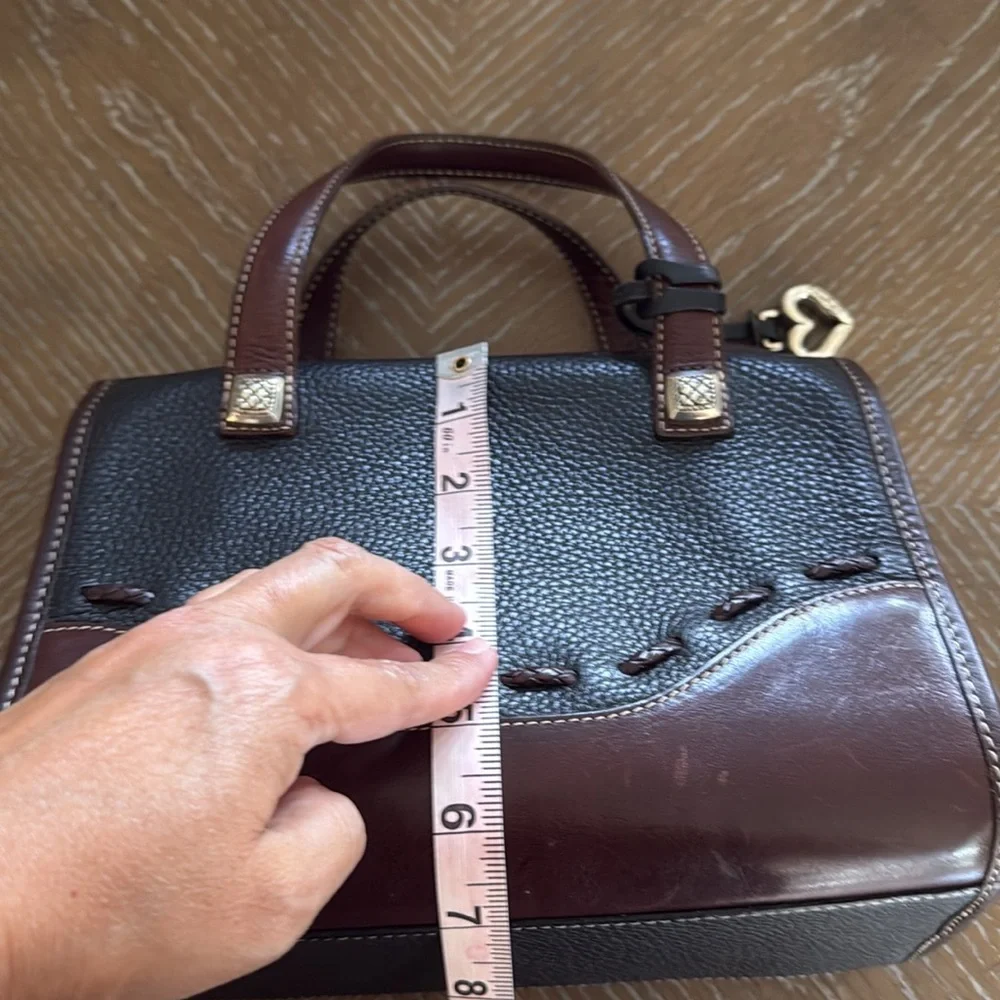 Brighton Pebble Leather Satchel Hobo Bag